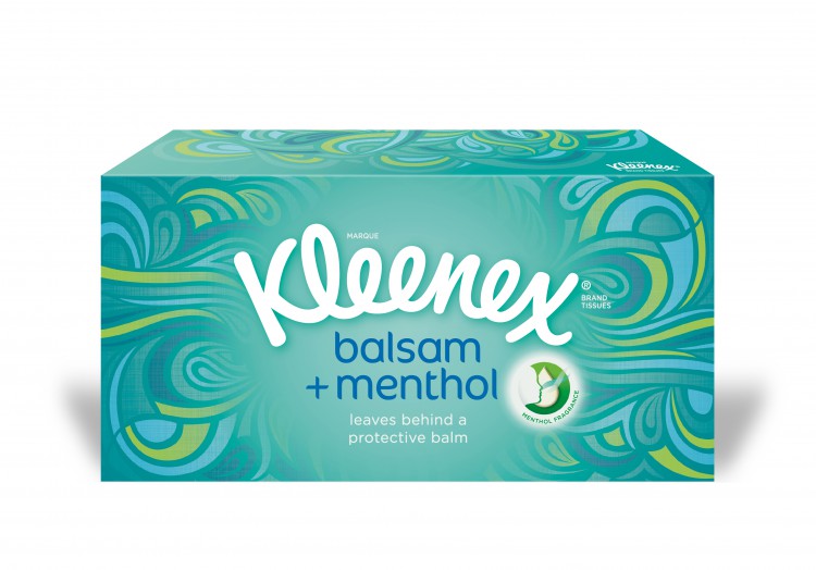Kleenex Box Balsam Mentol 72ks 3V Tahací | Papírové a hygienické výrobky - Kapesníky Kleenex Box Balsam Mentol 72ks 3V Tahací | Papírové a hygienické výrobky - Kapesníky